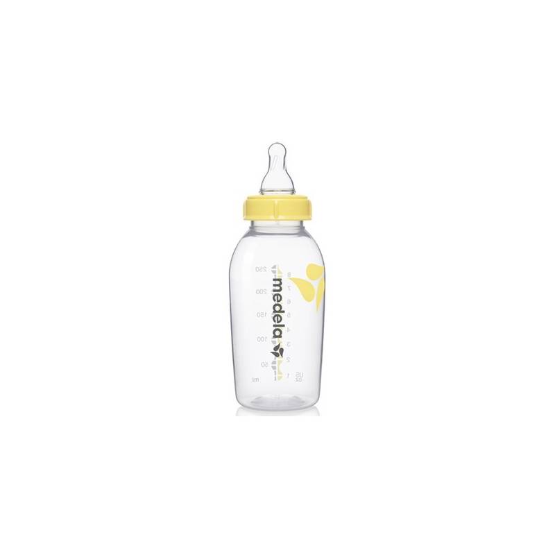 Frasco de 250ml com bico de fluxo médio de Medela