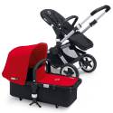 Bugaboo Búfalo Vermelho Preto Alumínio