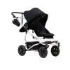 Cochecito Gemelar Duet 3.0 de Mountain Buggy con 1 capazo black