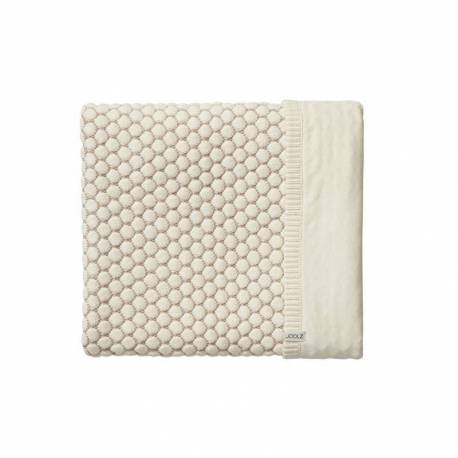 Cobertor Joolz Essentials Favo de mel off white