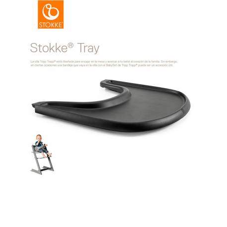 Bandeja Stokke@Tray para Tripp Trapp negro