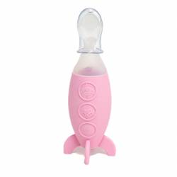 Cuchara Cohete con Dispensador de Marcus & Marcus rosa