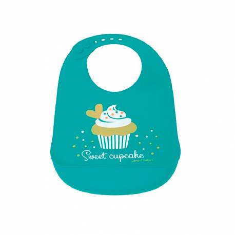 Babero de Silicona Cupcake de Canpol Babies
