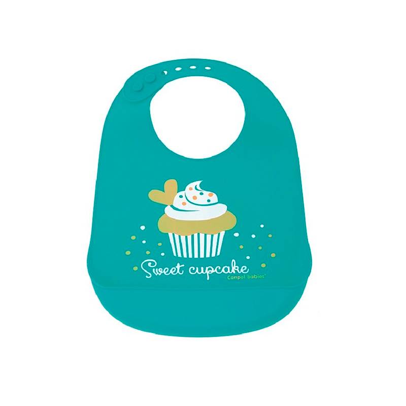 Babero de Silicona Cupcake de Canpol Babies