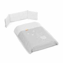 Funda Nórdica y Protector para Doco Sleeping oso gris