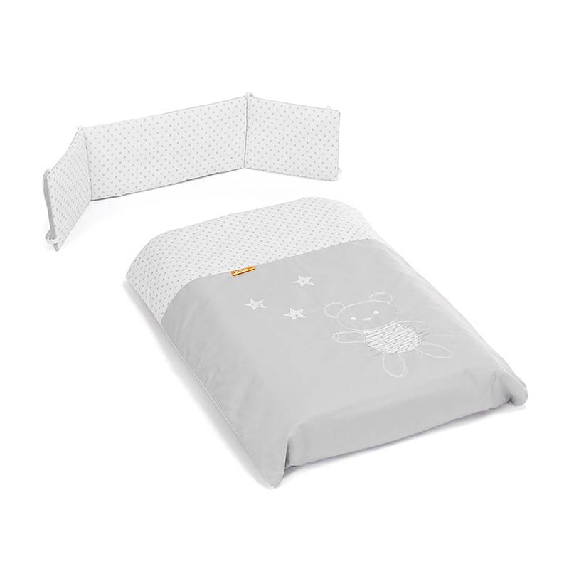 Funda Nórdica y Protector para Doco Sleeping estrella gris