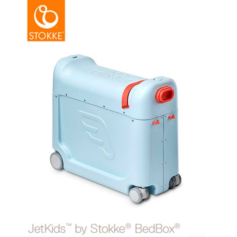 Maleta JetKids Bed Box de Stokke azul cielo