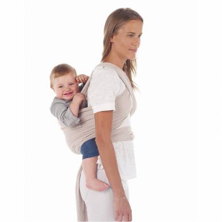 Jané Cocoon t05 cinza terra lenço carregador de bebê