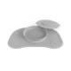 Mini Mantel Antideslizante Click Mat con Plato Twistshake pastel gris