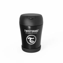 Garrafa térmica para sólidos Twistshake preto