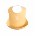 Babador macio BABYBJÖRN amarelo pastel