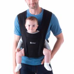 Mochila Portabebés Ergobaby Embrace pure black