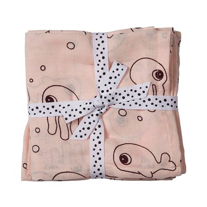 Baby Muslins DONE BY DEER Sea Friends 2 unidades