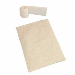 Kit Nórdico + Protector Micuna para Minicuna galaxy beige