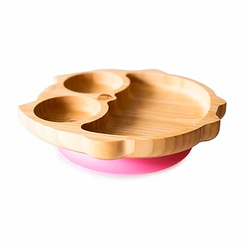 Plato de Bambú Ecológico Búho de Eco Rascals