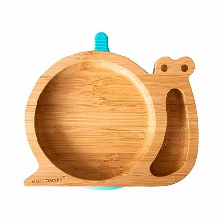 Placa de bambu orgânica caracol Eco Rascals