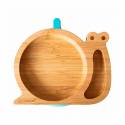 Placa de bambu orgânica caracol Eco Rascals