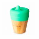 Vaso de Bambú Eco Rascals con Tapa 190 ml verde