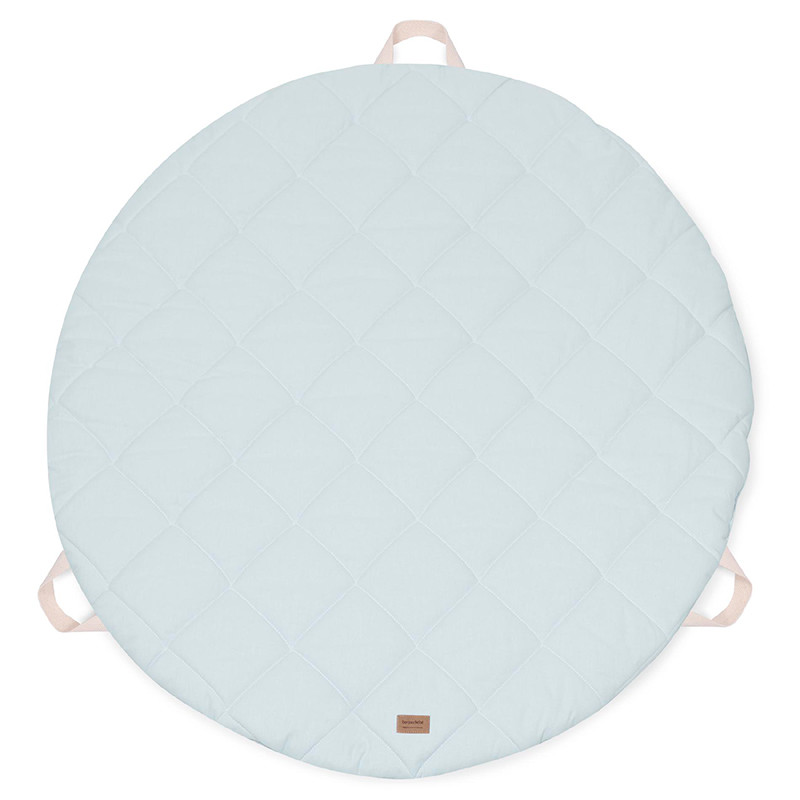 Alfombra Circular Bonjourbébé azul