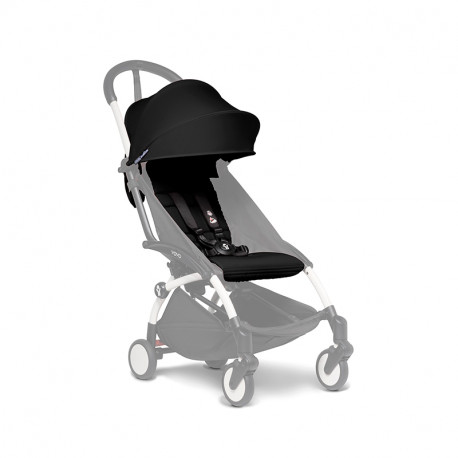 Capota y Textiles Silla de paseo Babyzen YOYO +6meses color negro