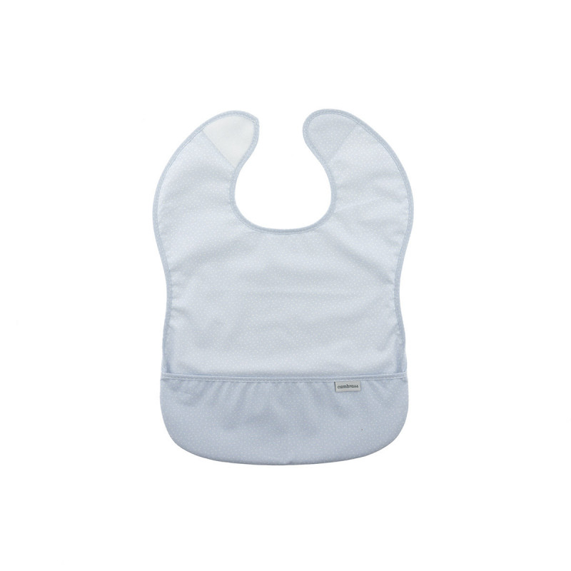 Céu céu/chuva quadrado bib laminado 28X36 cm