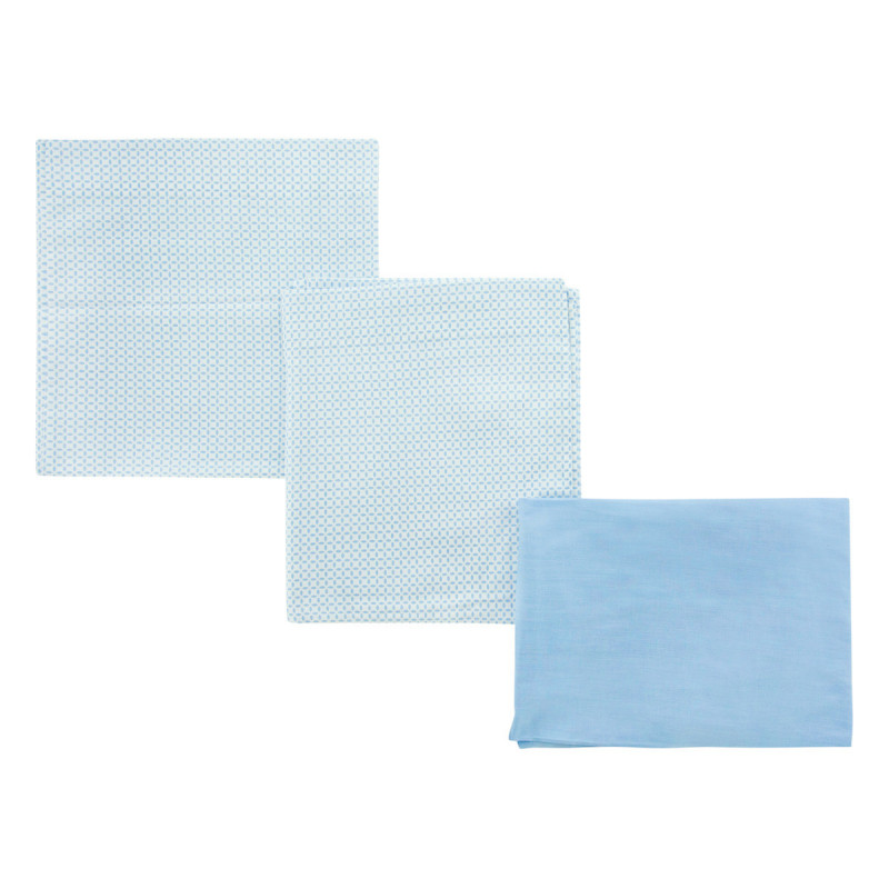 Lençol 3 pcs (berço 70) 120X180 cm Be Giraffe Blue