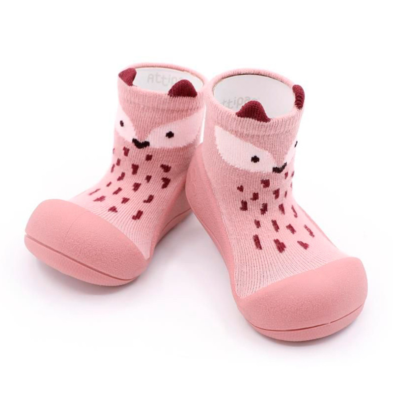 Attipas - Zapato aprendizaje bebé Pom Pom Rosa