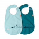 Babero de Velcro Done By Deer Friends 2 uds azul