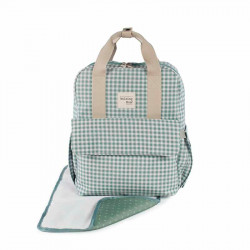 Mochila Maternal Walking Mum I Love Vichy verde