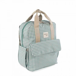 Mochila Maternal Walking Mum I Love Vichy verde