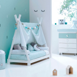 Montessori ALONDRA Indy 055 Mint Bed Toldo