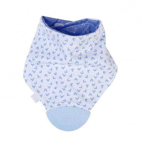 Bandana Reversible con Mordedor Saro azul