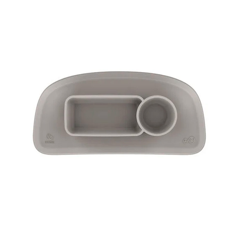  ezpz by Stokke - Mantel individual, color gris suave, se adapta  a la bandeja Stokke para Tripp Trapp, ayuda a prevenir las comidas  desordenadas, duradero, conveniente, apto para lavavajillas y microondas