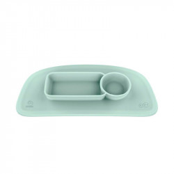 Plato con Bandeja de Silicona EZPZ by Stokke menta suave