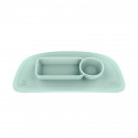 Plato con Bandeja de Silicona EZPZ by Stokke menta suave