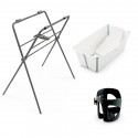 Pack Stokke Bañera Flexi Bath y Patas blanco completo