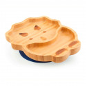 Plato de Bambú Ecológico Eco Rascals Dinosaurio navy