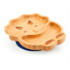 Plato de Bambú Ecológico Eco Rascals Dinosaurio navy