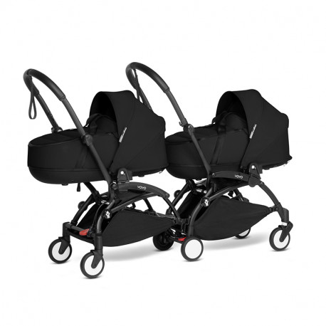 BABYZEN YOYO Cochecito Doble Bassinet negro black