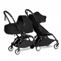 BABYZEN YOYO Cochecito Doble Bassinet y Pack 6+ negro black