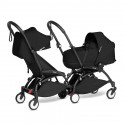 BABYZEN YOYO Cochecito Doble Pack 6+ y Bassinet negro black