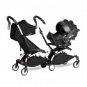 BABYZEN YOYO Carrinho Duplo 6+ & Assento de carro branco preto
