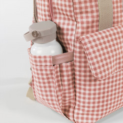 Pink Walking Mum eu amo Vichy Mochila Materna
