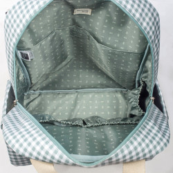 Mochila Maternal Walking Mum I Love Vichy verde