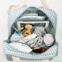 Mochila Maternal Walking Mum I Love Vichy verde