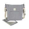 Bolsa Canastilla Walking Mum I Love Vichy negro