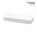 Cambrass Tencel Folha Encaixada Mini Berço 50 x 82 x 10 cm branco