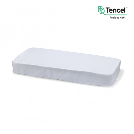 Cambrass Sábana Bajera Tencel Minicuna 50 x 82 x 10 cm celeste