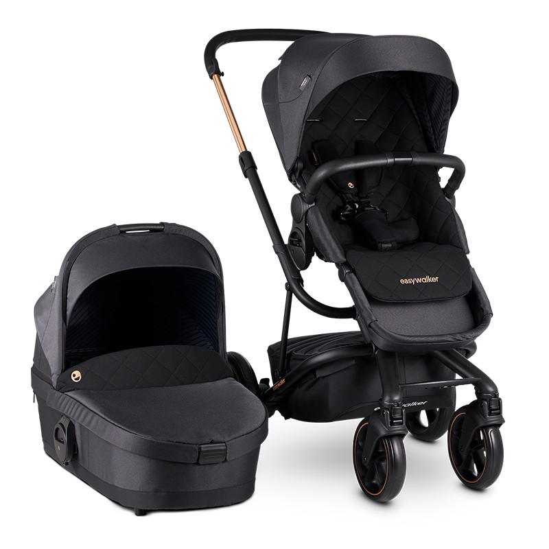 Carrinho de 2 peças EASYWALKER Harvey 3 Gold Edition