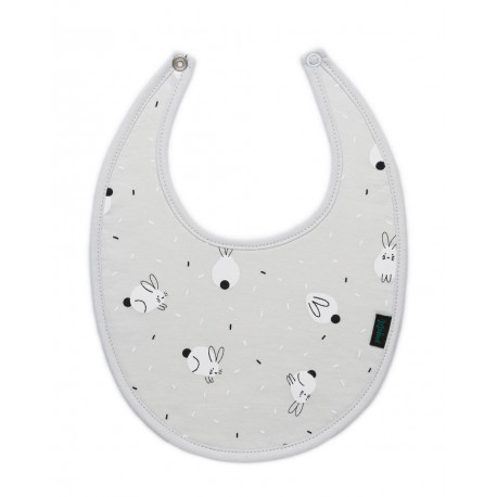 Branco & Cinza Sonpetit Bib Coelho